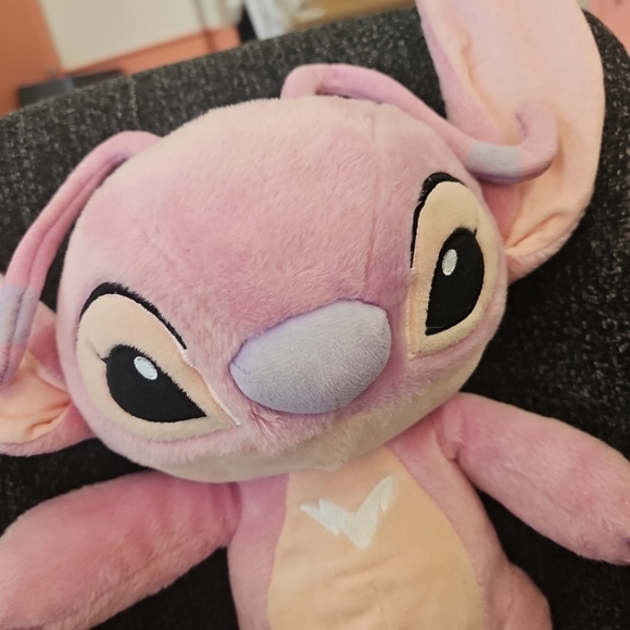 2023 Disney Baby Lilo & Stitch Angel Soft Stuffed Animal Plush Toy Pink Purple - Picture 3 of 6